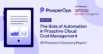 451 research report prosperops finops cloud cost management automation