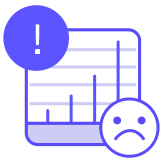 graphics with a sad face