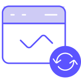 window with reload icon